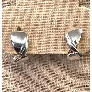 James Avery Retired French Twist Lever Back earrings